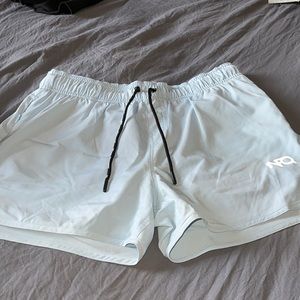 NFQ (never fucking quit ) Arctic blue shorts